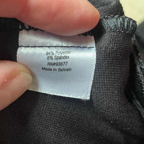 ANA Moto Pants Petite Women Black Gold Zipper Pull On Skinny Leg - Picture 3 of 10